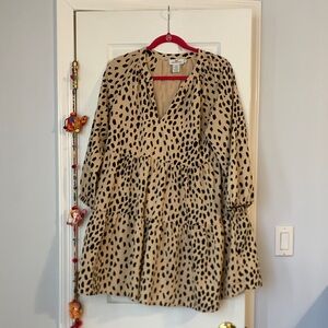 Vineyard Vines Cheetah Print Mini Dress